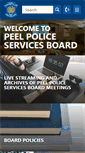 Mobile Screenshot of peelpoliceboard.ca